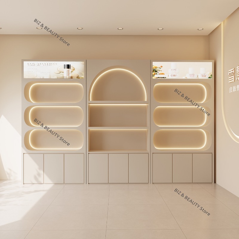 High Luxury Skincare - Vitrina de Exhibición para Salón de