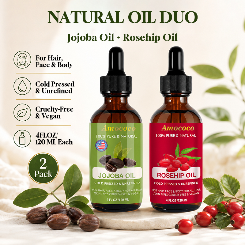 Cold Pressed Rose Hip - Amococo 2 piezas de aceite de