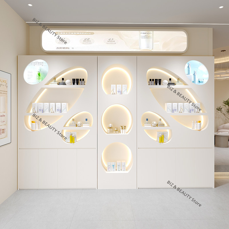 High Luxury Skincare - Exhibidor de Salón de Belleza con