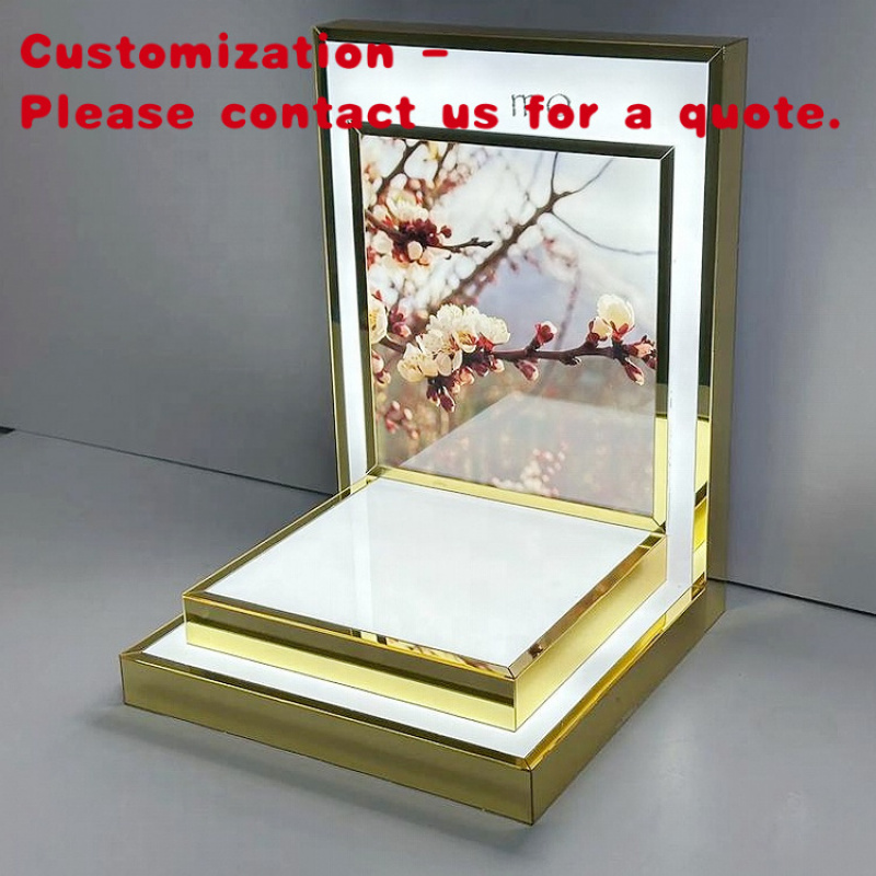 Contador de exhibición de luce - Luxury Skincare Design reseña y precio