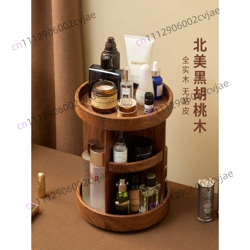Caja giratoria de madera maciz - High Luxury Skincare reseña y precio