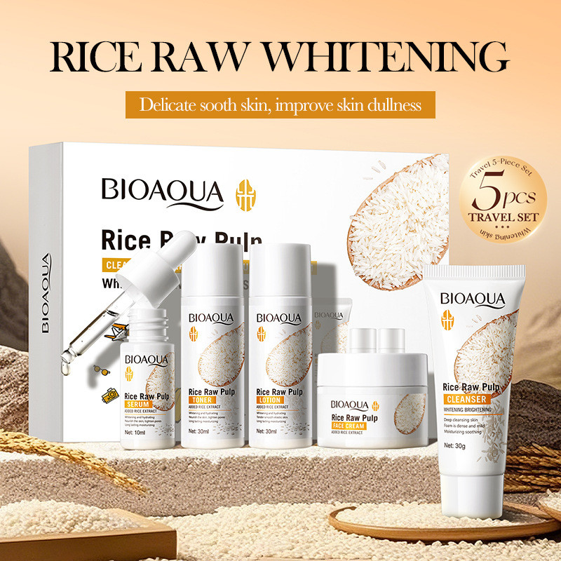Juego de blanqueamiento crudo  - Luxury Skincare Kit reseña y precio