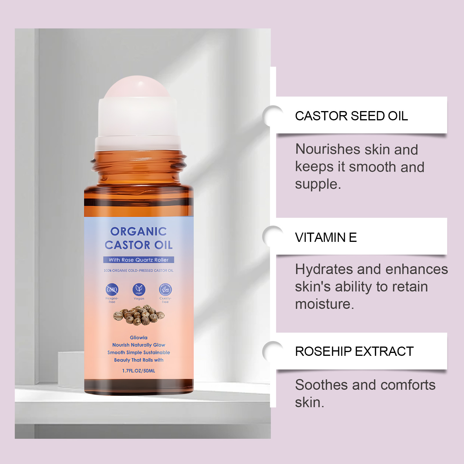 Aceite de Ricino Orgánico Natu - Cold Pressed Rose Hip reseña y precio