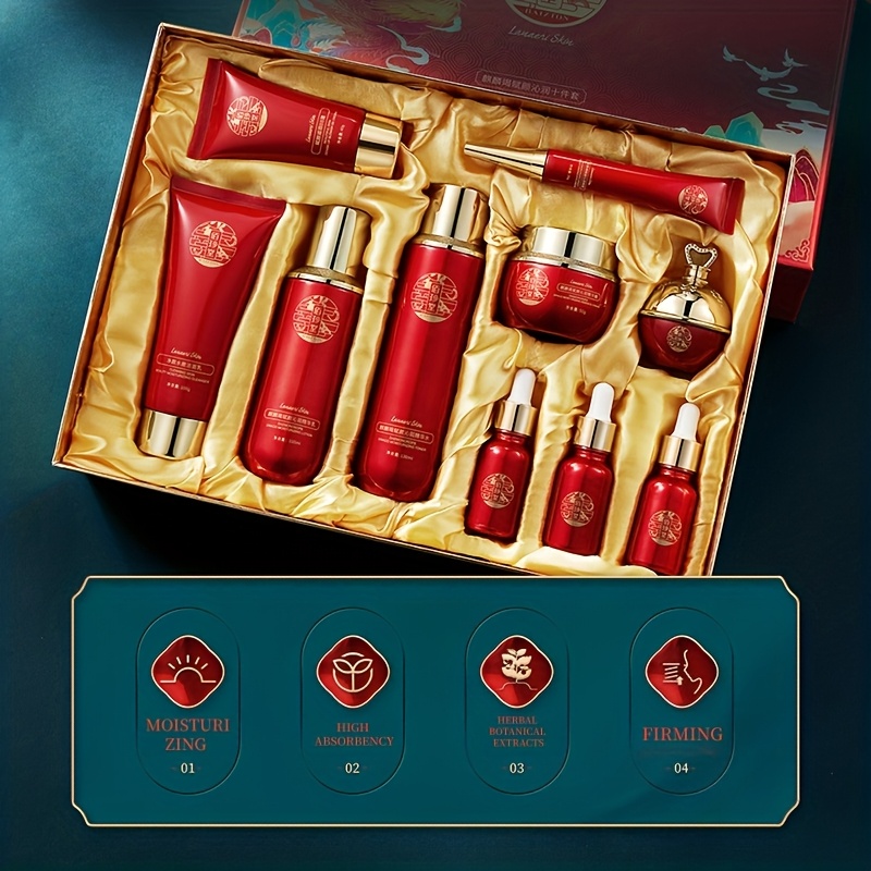 Qilin Jie Fu Yan Qin Run - Set - Luxury Skincare Kit reseña y precio